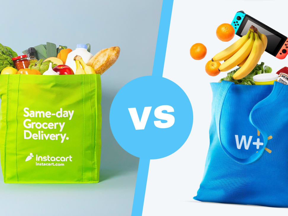 Instacart vs. Walmart+ Instacart vs. Walmart+